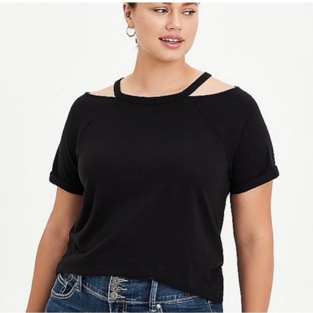 Torrid Black Short Sleeve Tee
